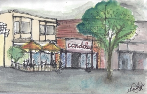 Candelas Restaurant- Watercolor