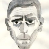 Dr. Gregory House. Watercolor on Paper. June 3, 2010